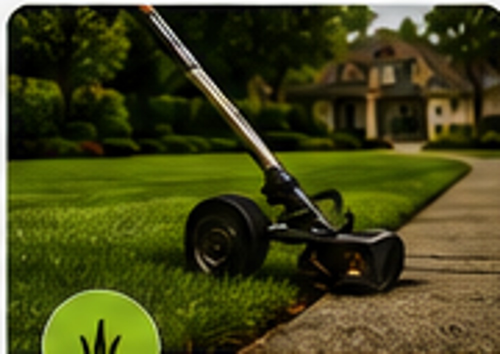 Crisp lawn edging
