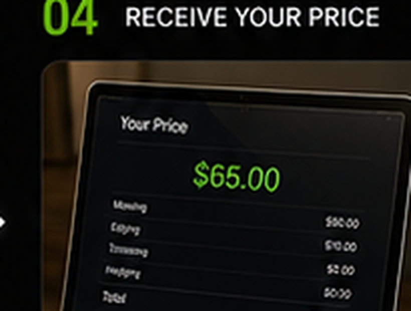 Receive your personalized price